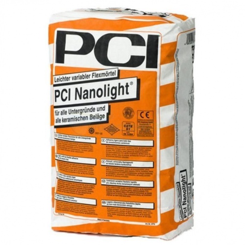 Цементный клей PCI® Nanolight  Белый мешок 15 кг